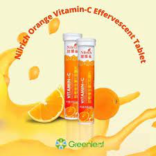 nilrich orange vitamin c effervescent tablet