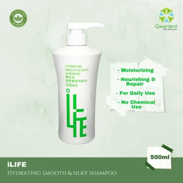 ilife hydrating smooth and silky shampoo